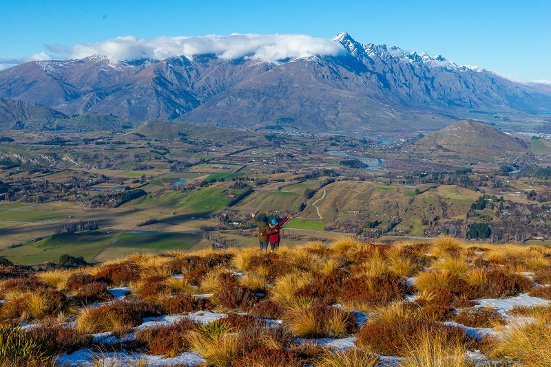 Couple motorhome holiday in New Zealand