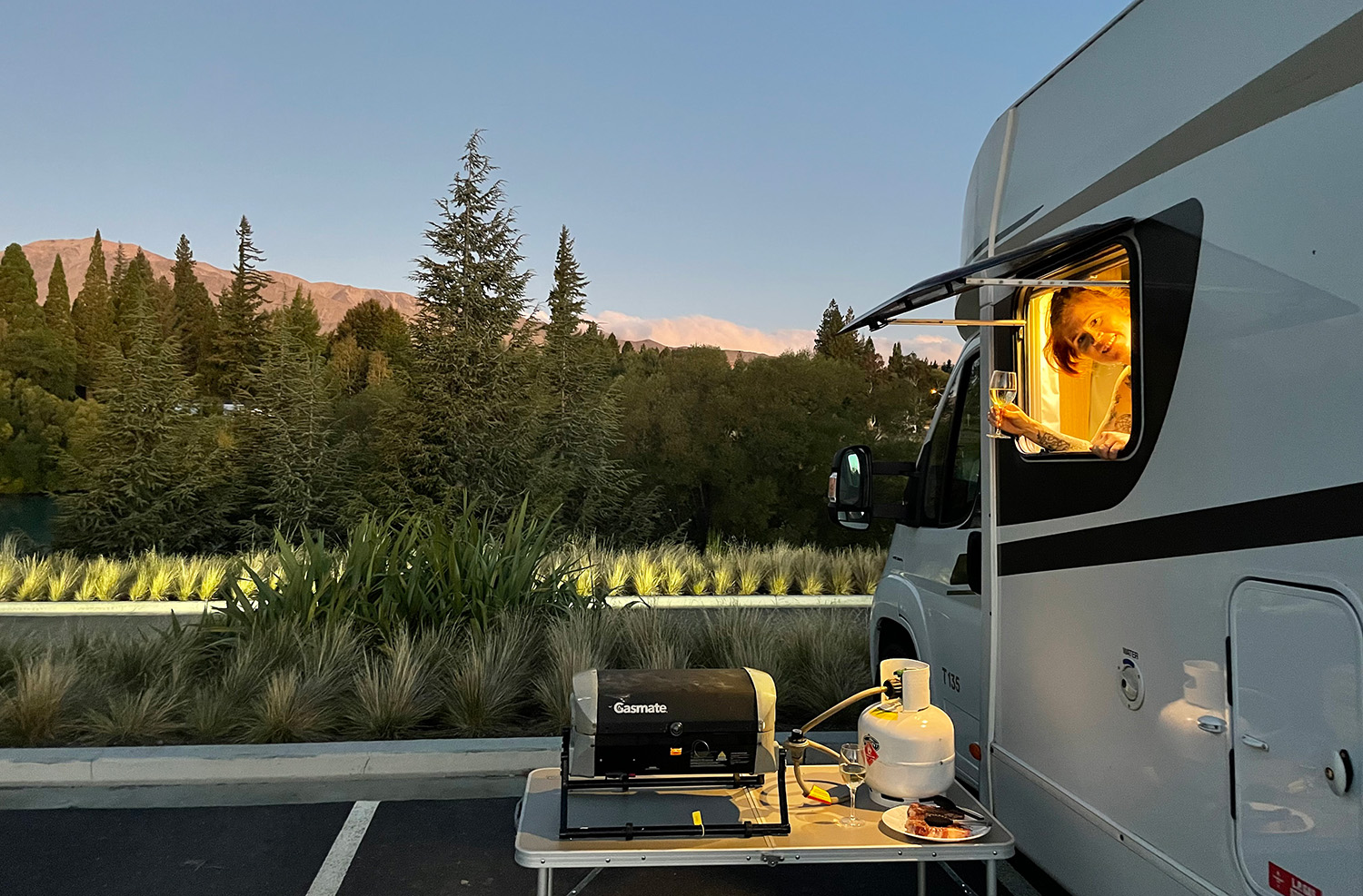 Freedom camping and BBQ