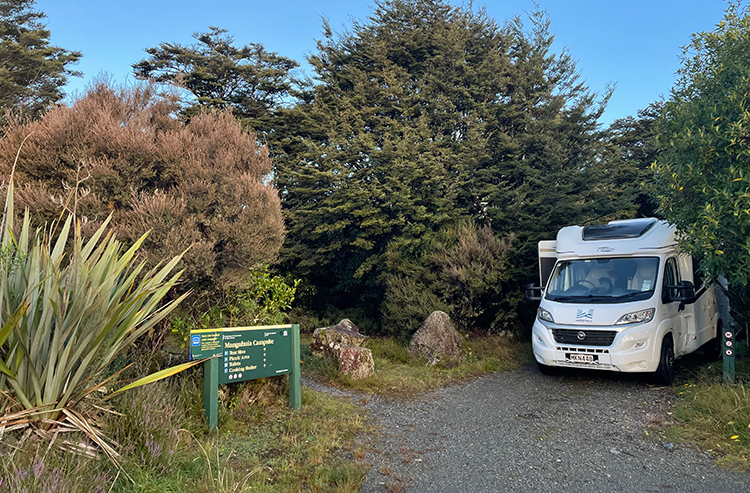 Freedom camping site