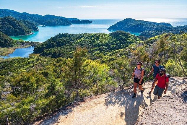 Walking Anchorage Abel Tasman Print Res, taken by Oliver Weber, credit www.nelsontasman