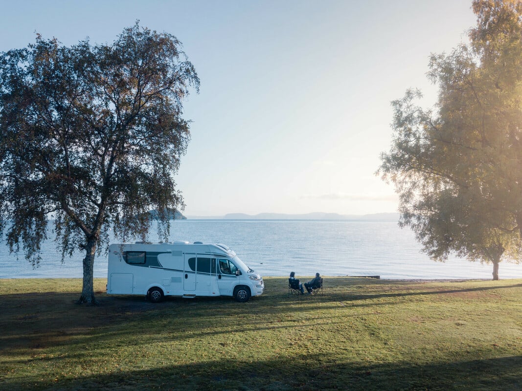 Freedom camping Taupo 2