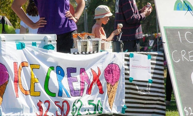 Mapua Easter Fair Ice Cream