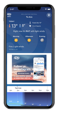 App on mobile_Metservice