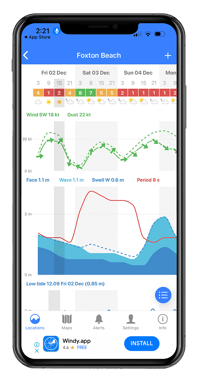App on mobile_SwellMap Surf