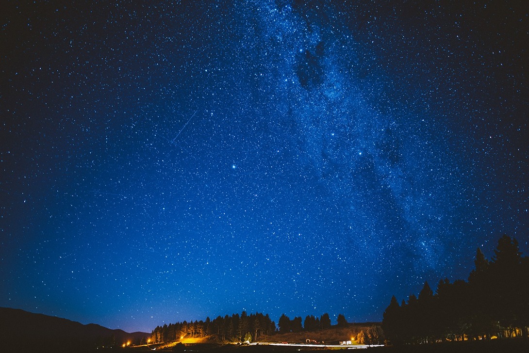 Night sky at Lake Tekapo