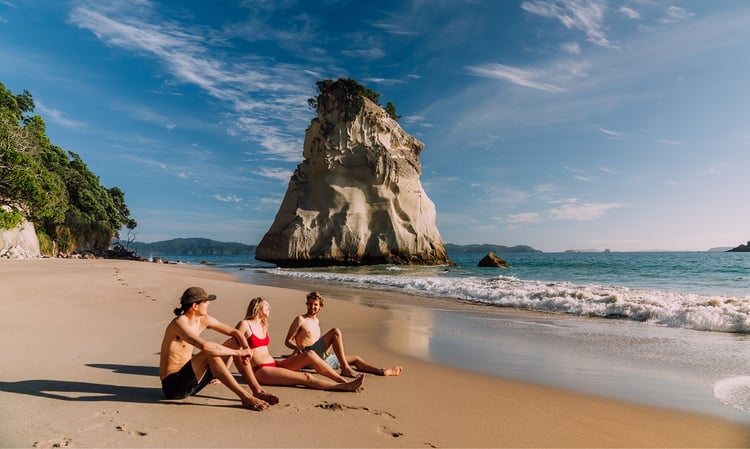 Cathedral-Cove Coromandel beach