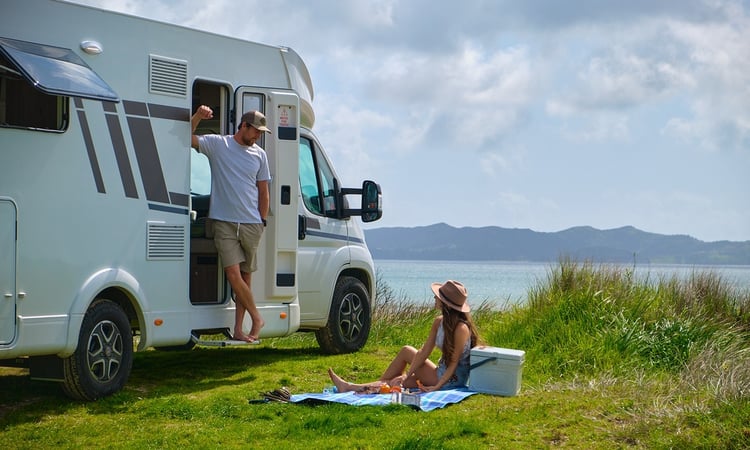 Tokerau Beach picnic in summer