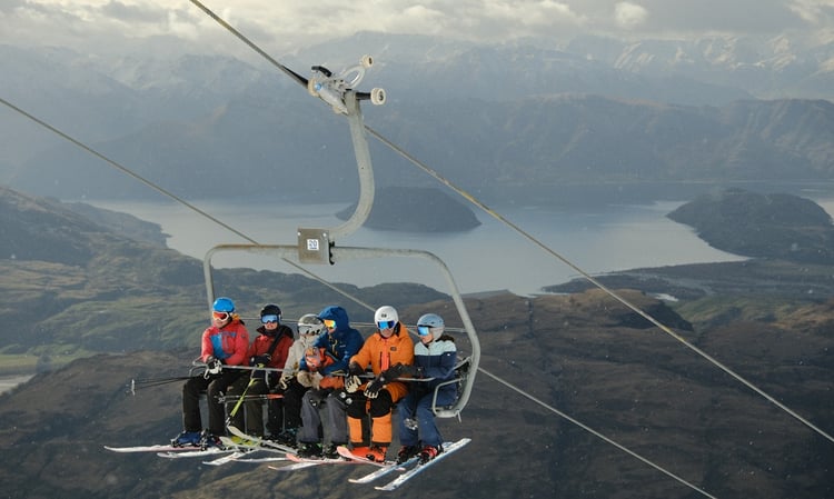 treble-cone skiing Wanaka