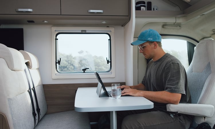 Interior living on laptop