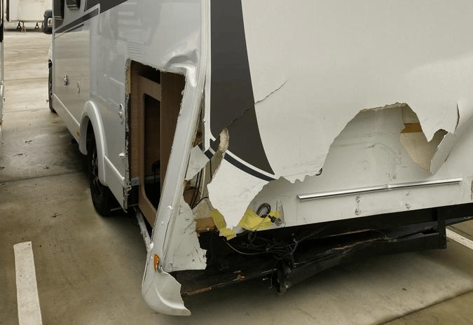 Motorhome crash