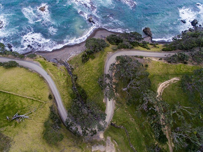 Road around Coromandel Coast