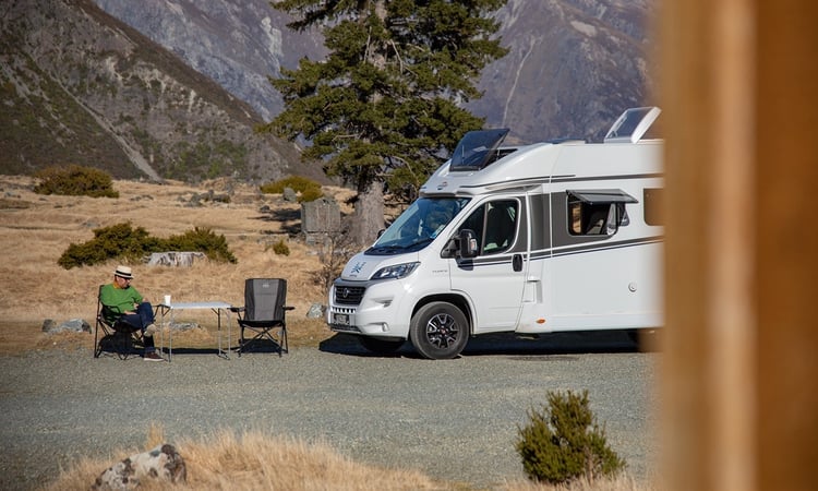 Camping with motorhome