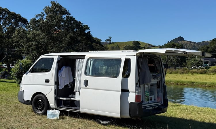 Budget campervan setup
