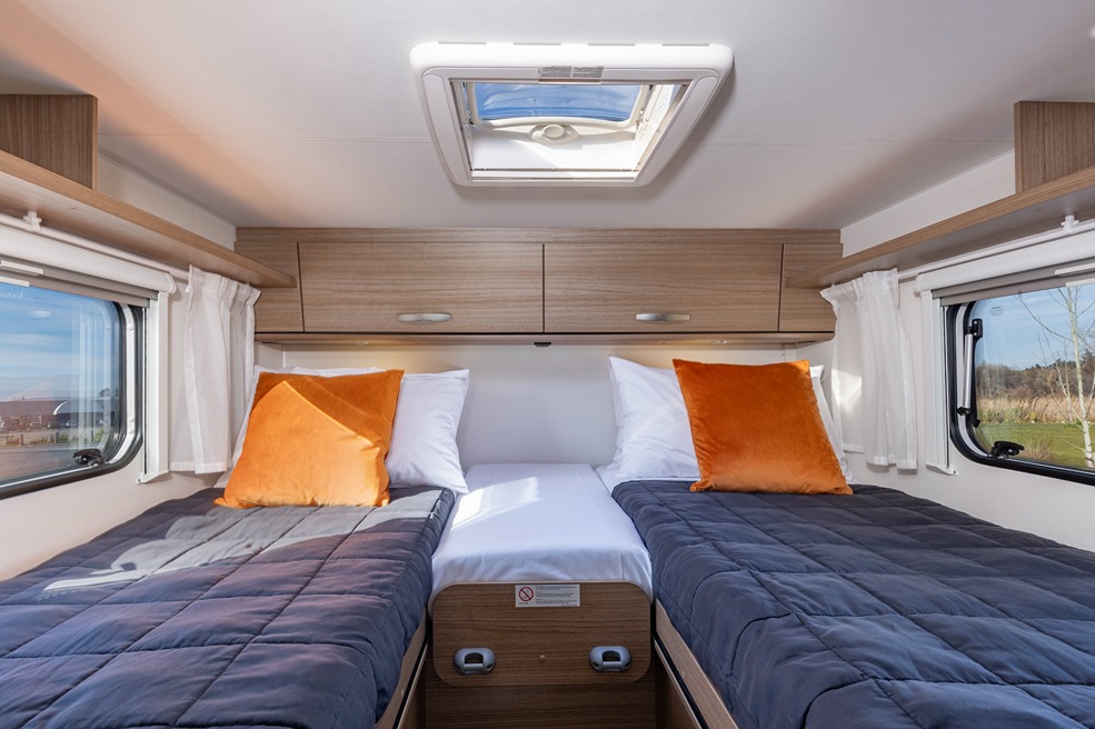 Twin Bed Option in a Wilderness Motorhome