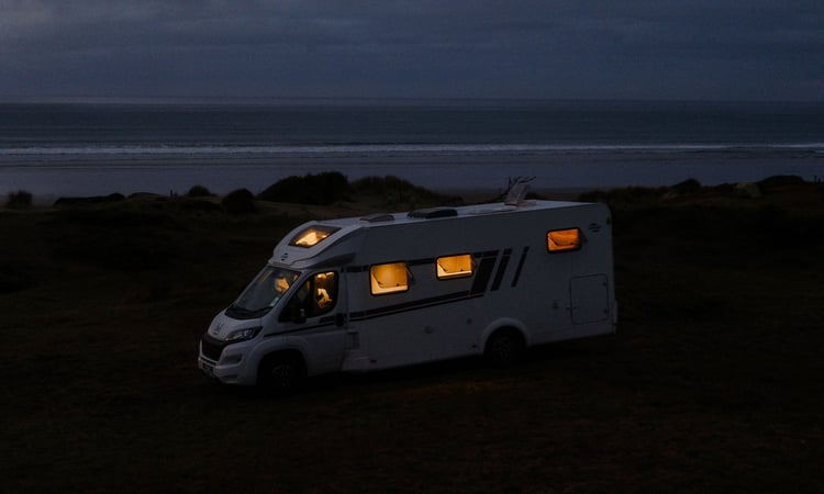 Ben and Jordyn Giesbrecht North Island Feb camping