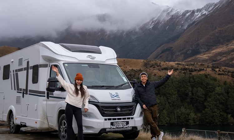 Moke lake - Jan and Ann
