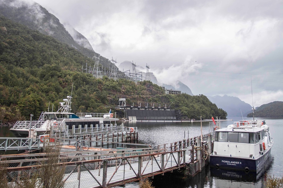 Manapouri Hydro Power Station, credit to Great South