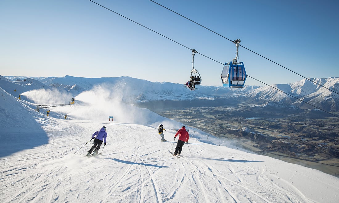 Skiing Coronet Peak