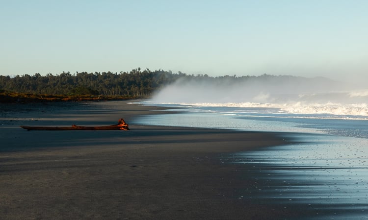 2. Black Sand Beaches - Gillespies Beach