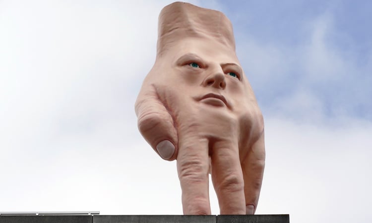 3. Giant Sculpture Quasi Hand Wellington