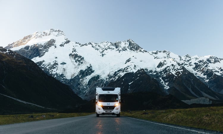 Mt Cook National Park driving