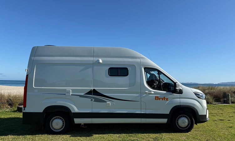 Britz hightop campervan