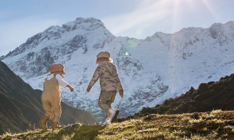 Kids exploring the outdoors