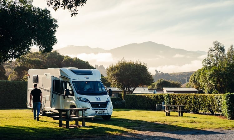 Campsite parked