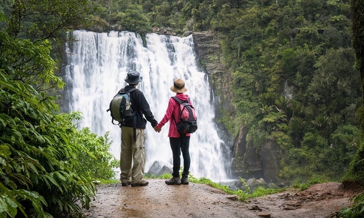 Waitomo waterfall