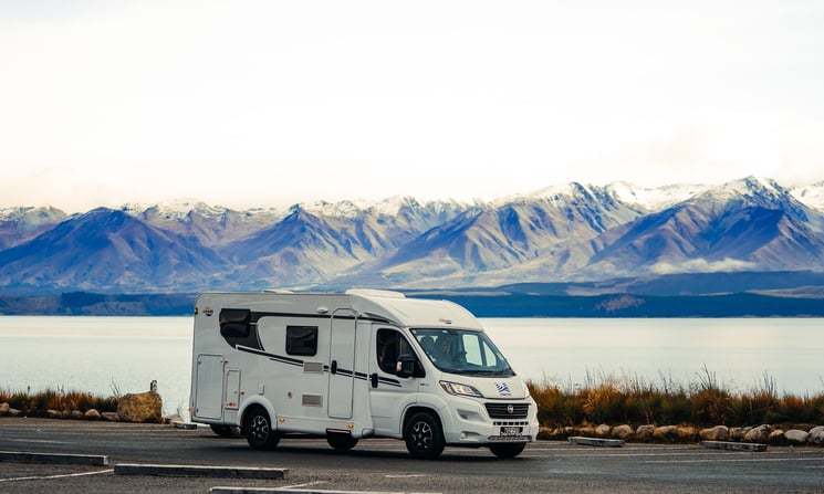 Motorhome Lake Tekapo