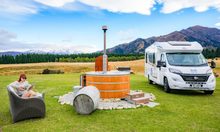 Wilderness motorhome at LandEscape Wanaka