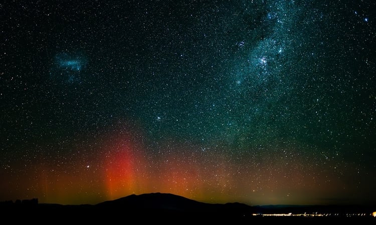Evan Cheung_ Southern Lights Lake Pukaki Freedom Camping 2023