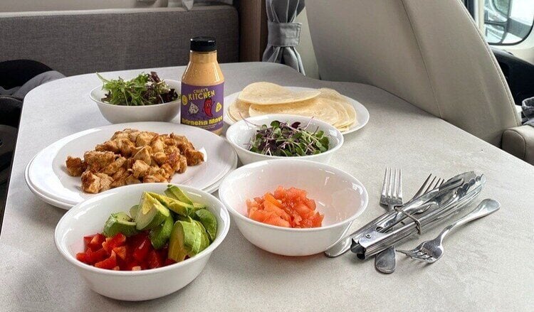 Chicken burritos ingredients