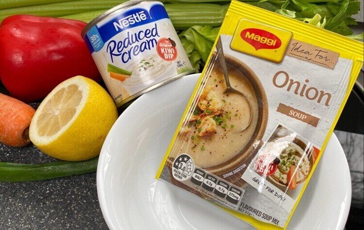 Kiwi dip ingredients