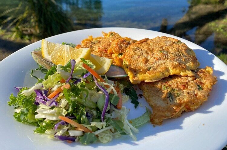 Mussel fritters