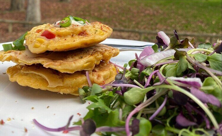 Sweetcorn fritters
