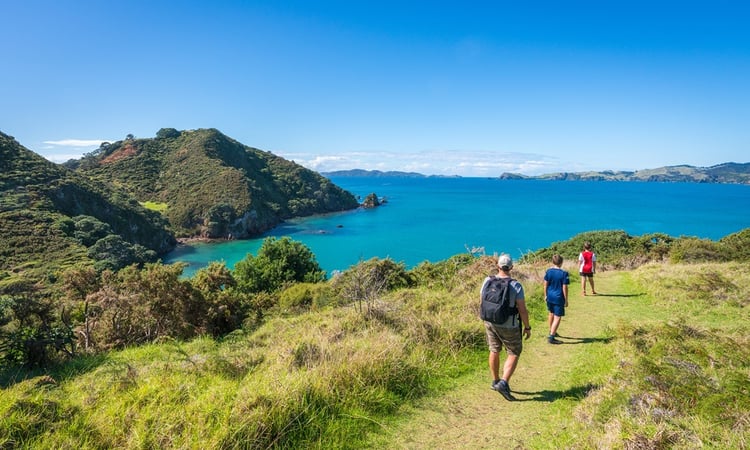 Hiking Mahinepua Peninsula - Bay of Islands
