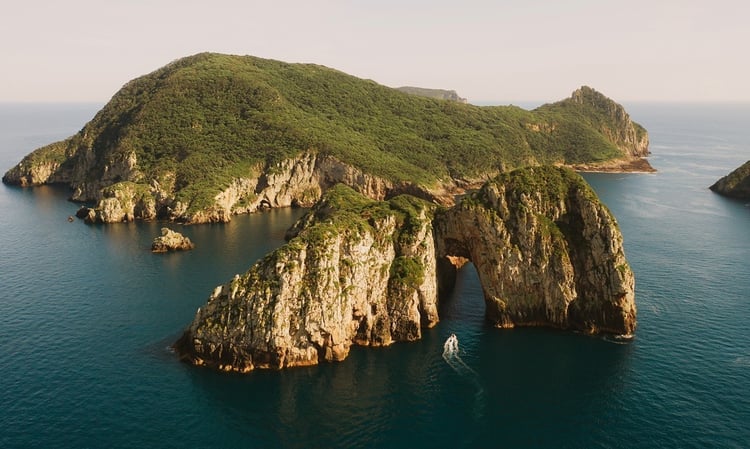 Poor Knights Island drone