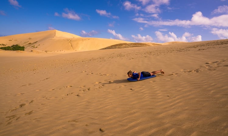 Zooming Te Paki Dunes