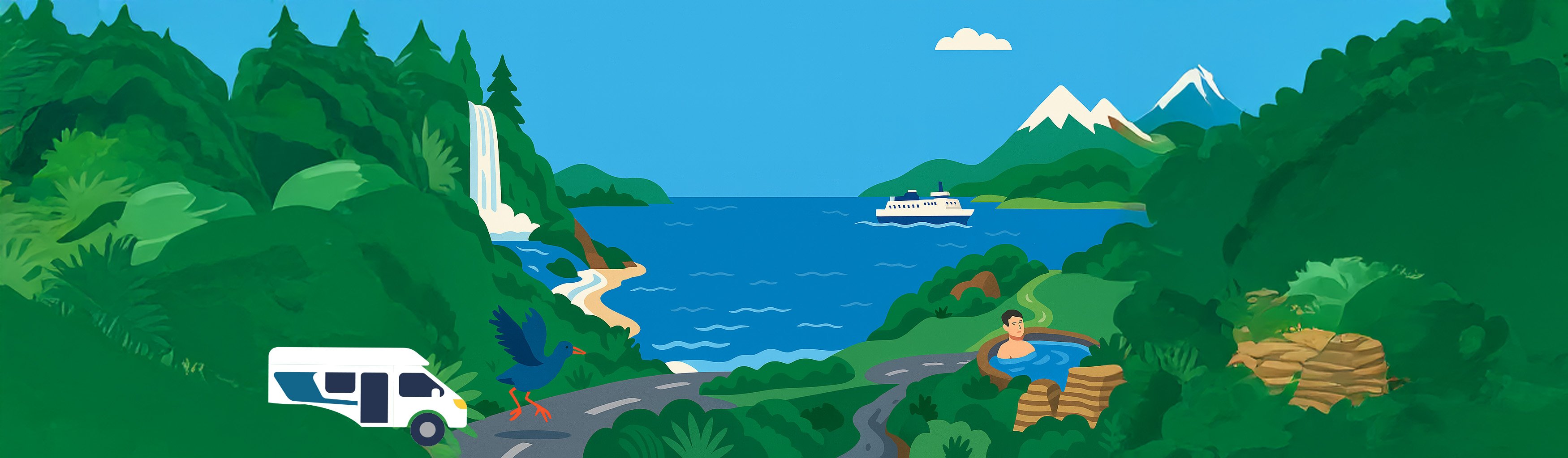 Auckland to Christchurch itinerary header