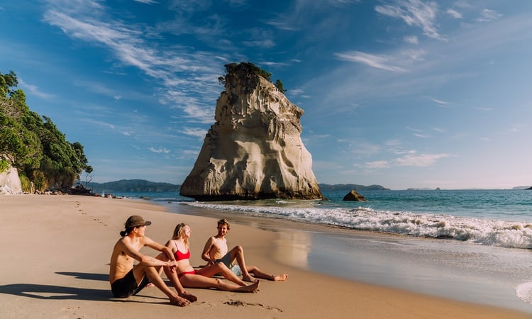 Cathedral-Cove beach