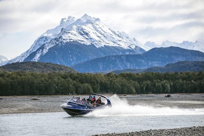 Dart River jetboating