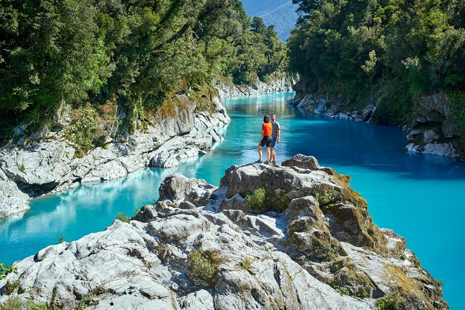 Couple at Hokitika Gorge