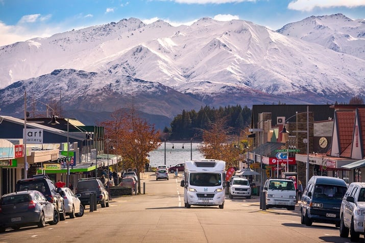 Wanaka winter town