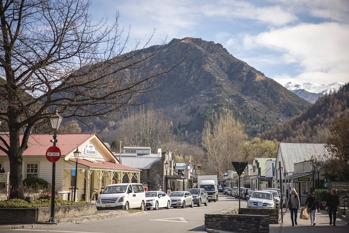 Arrowtown autumn town