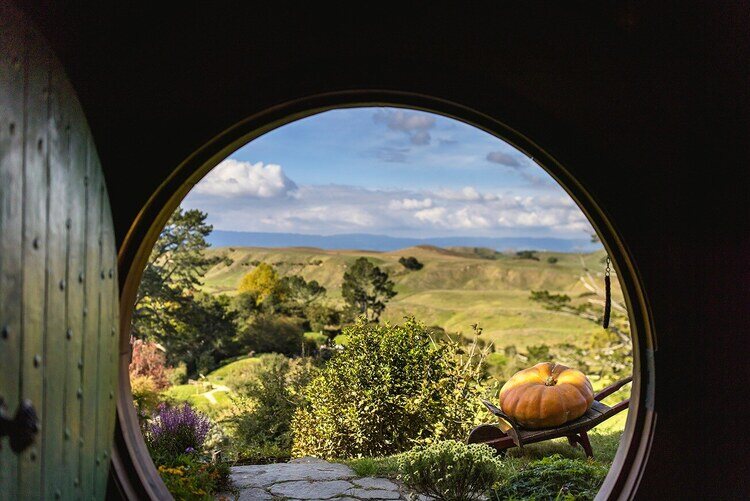 Hobbiton view of hills