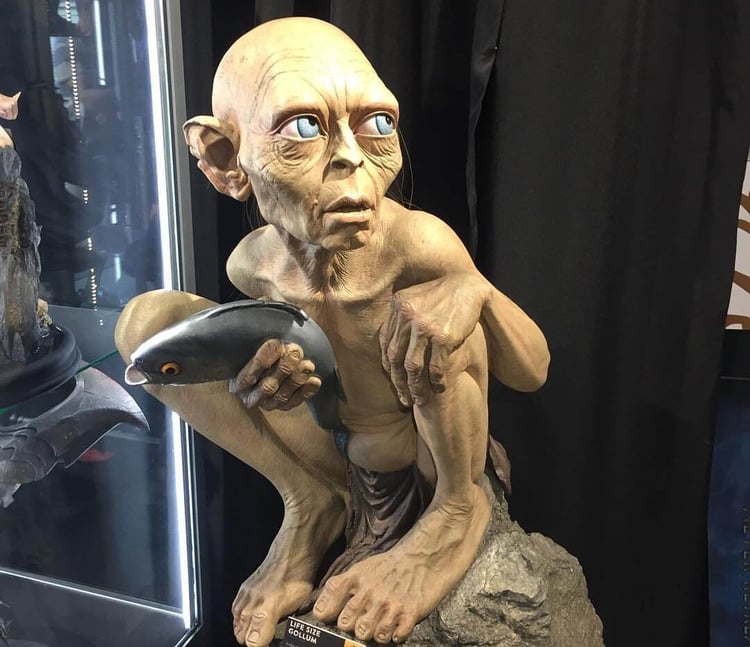 Weta workshop sculpture Gollum