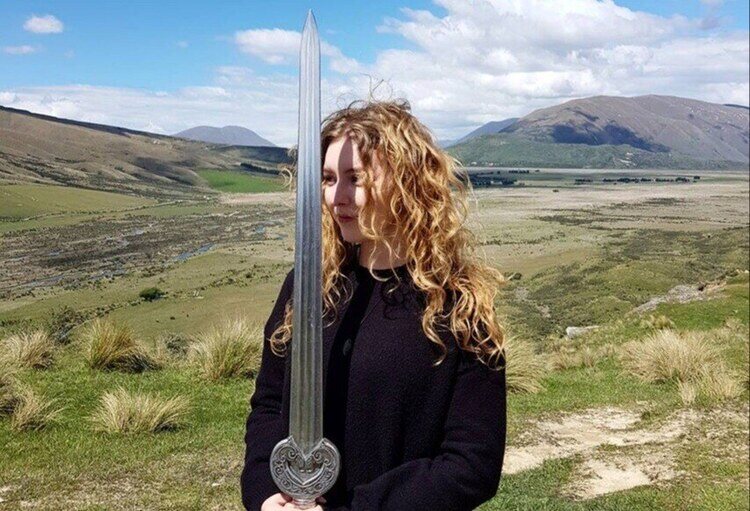 Edoras with sword