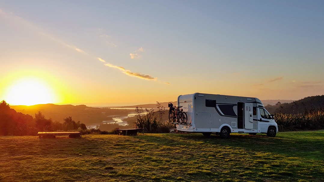 Motorhome with Bike Racks