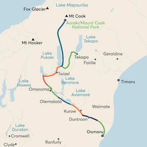 Alps to Ocean Trail Map